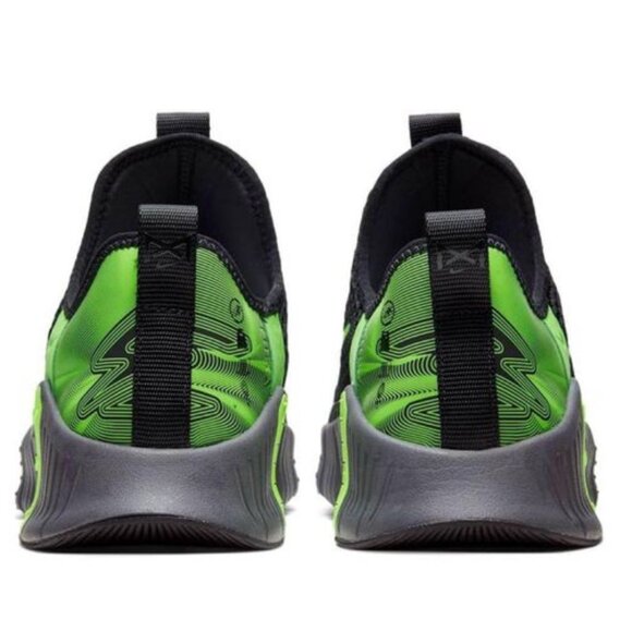 NIKE FREE METCON 3 RW BLACK/ELECTRIC GREEN-DARK GREY, WOMENS SIZE 8 - Picture 4 of 7